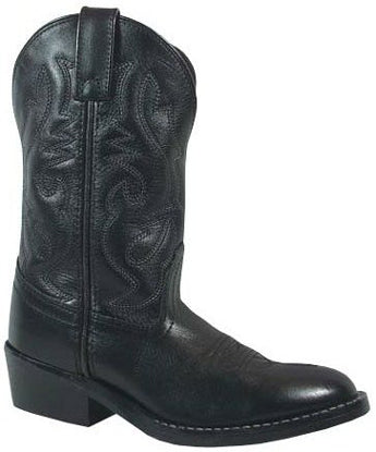 Smoky Mountain Denver Black Leather Kids Western 3032C