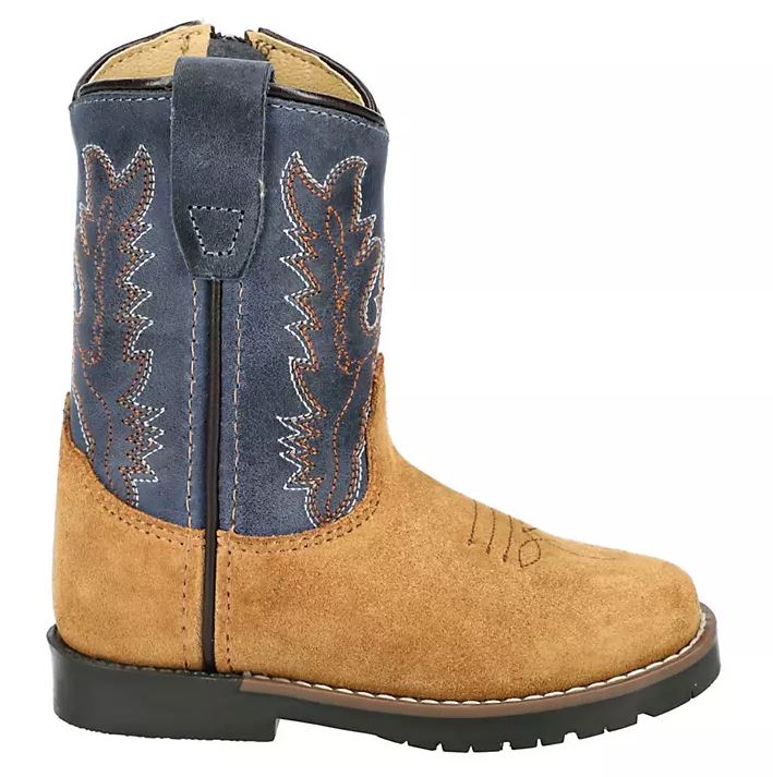 Smoky Mountain Tan/Blue Autry Toddler Western Boots 3429T