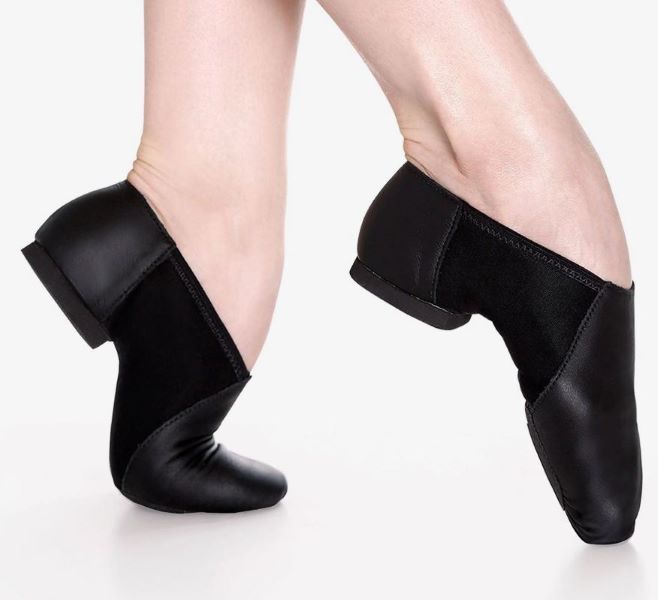 So Danca Black Janus Low Profile Jazz Shoe JZ45C-BLACK