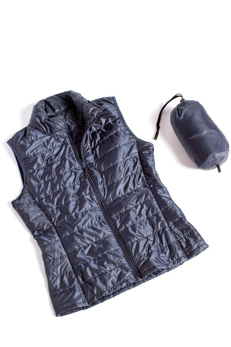 So'Danca Black Sara Nearns Nylon Zip-Up Vest SM1