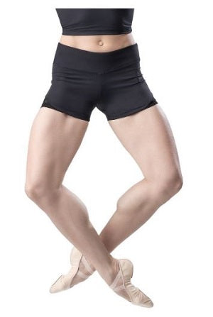 So Danca Bordeaux Adult High Waisted Dance Shorts RDE-1920