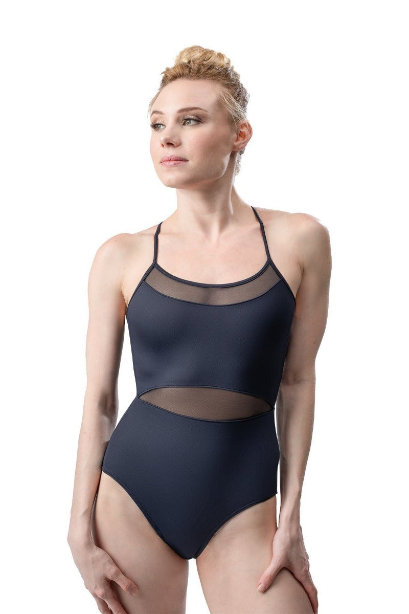 So'Danca Sara Mearns Microfiber/Mesh Lycra Adult Leotard RDE-1929