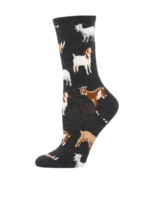 Socksmith Charcoal Heather Silly Billy Womens Socks WNC775-CHH