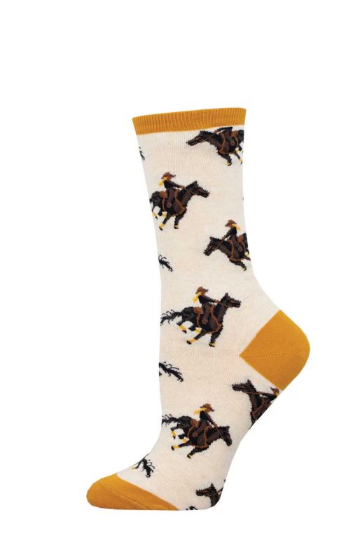 Socksmith Giddy Up Women's Crew Socks WNC2973-HIV
