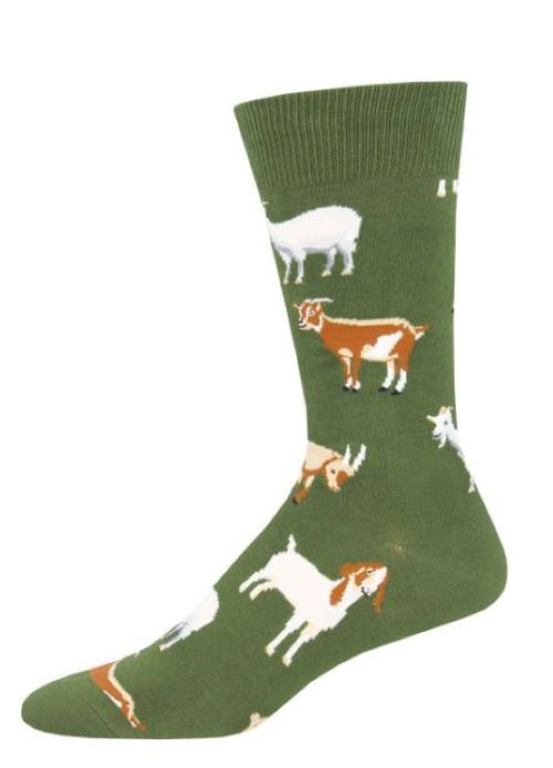 Socksmith Green Silly Billy Mens Socks 1 pair
