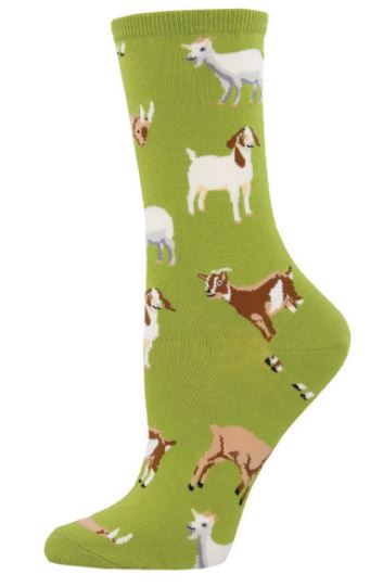 SockSmith Green Silly Billy Womens Socks WNC775-FERN