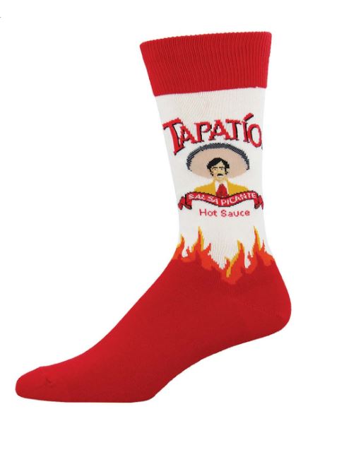 Socksmith Red and White Tapatio Mens Socks MNC625-WHI