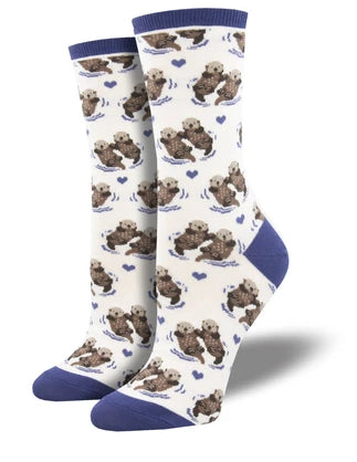 Socksmith White Significant Otter Socks WNC581-WHI
