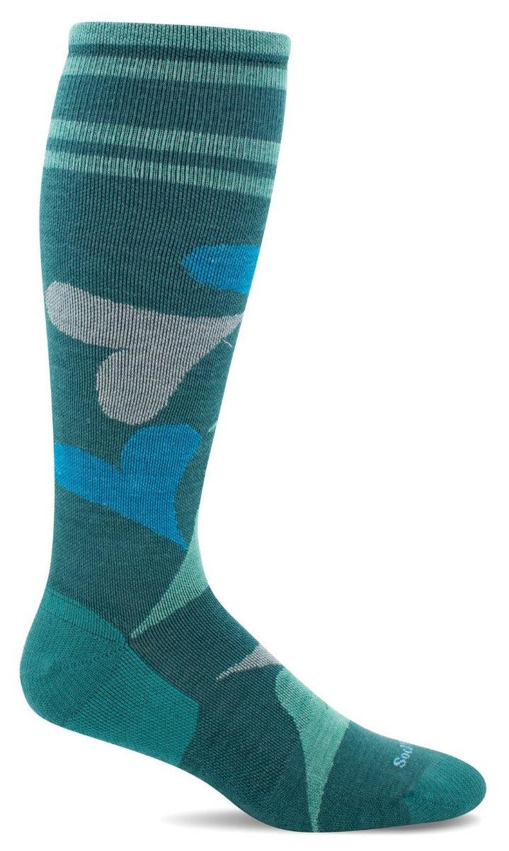 SockWell Jade Womens Love Lots Graduated Compression Socks SW71W