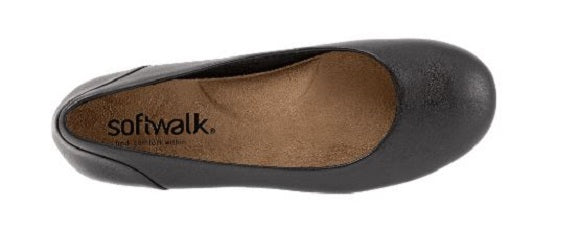 Softwalk Black Sonoma Womens Comfort Ballet Flats S1862-001