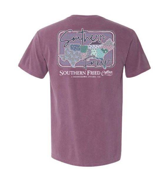 Southern Fried Cotton Berry Southern Forever Tee Shirt SFM11960