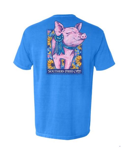Southern Fried Cotton Sapphire First Place Tee Shirt SFM11957
