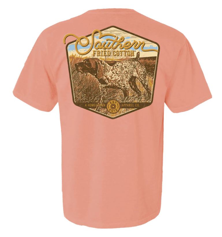 Southern Fried Cotton Terracotta Tucker Short Sleeve Tshirt SFM12088