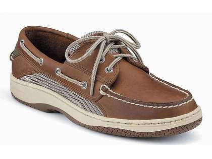 Sperry Billfish Dark Tan Leather Mens Boat Shoes 0799320