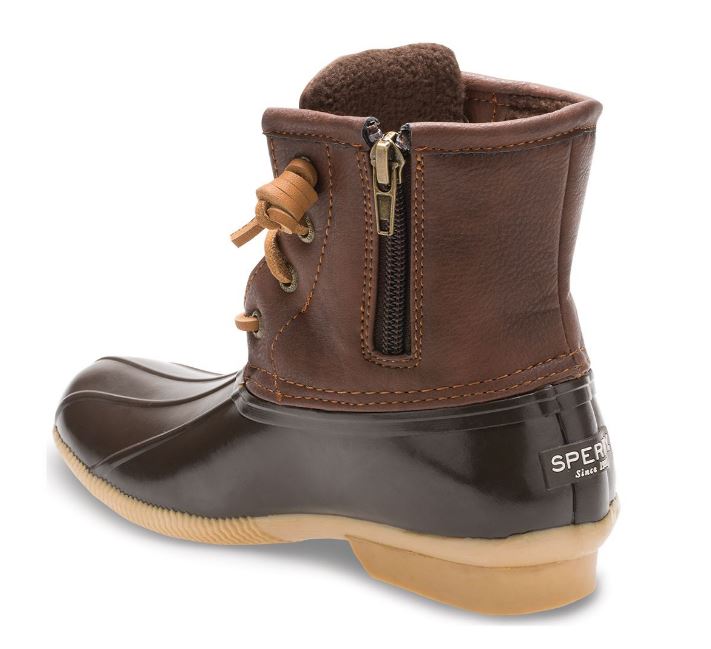 Sperry Brown Big Kids Saltwater Duck Boots YG55362