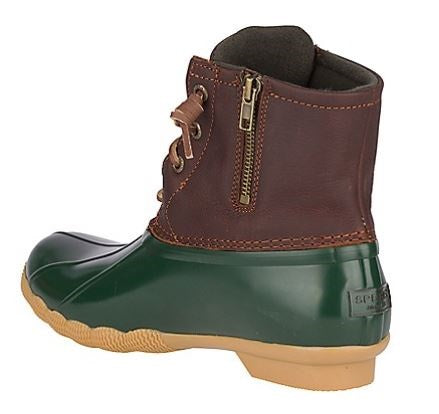 Sperry's Green Women's Saltwater Duck Boot STS90998F