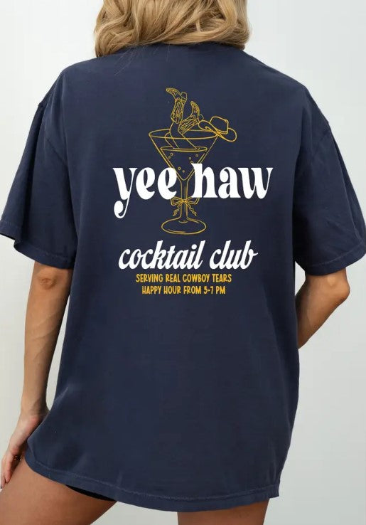 Spirit & Tribe Yeehaw Cocktail Club Graphic Tee