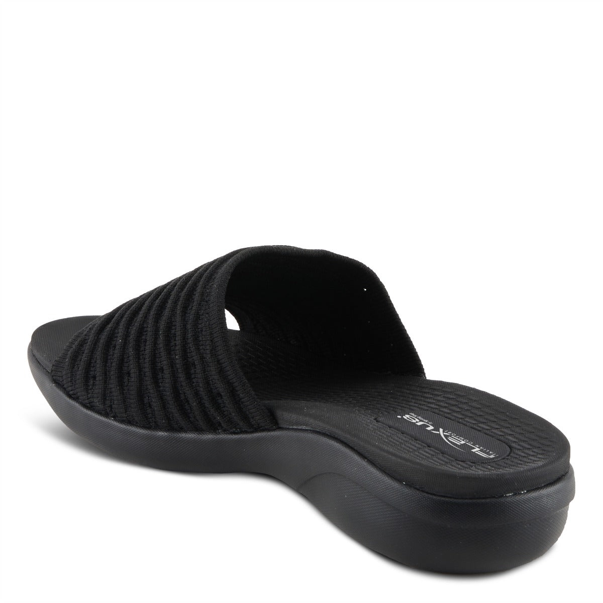 Spring Step Black Flexus Deondre Women's Sandals DEONDRE-B