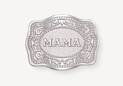 Spurwest Silver Mama Mini Belt Buckle Ring SLV-RNG-110