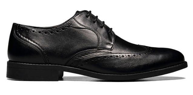 Stacy Adams Black Barlow Wingtip Oxford Mens Dress Shoes 20197-001
