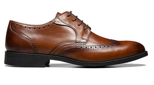 Stacy Adams Brown Barlow Wingtip Oxford Mens Dress Shoes 20197-232