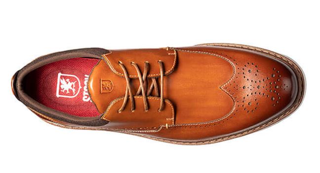 Stacy Adams Cognac Synergy Wingtip Mens Oxford Shoes 25418-221