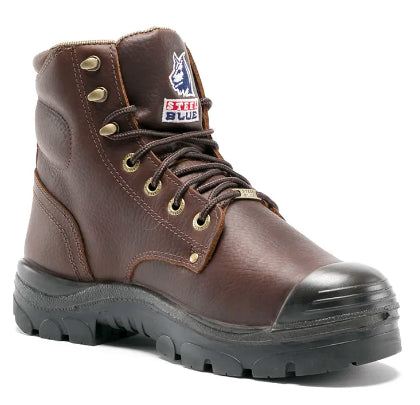 Steel Blue Argyle Met Bump Cap Steel Toe Lace Up Work Boot 832912