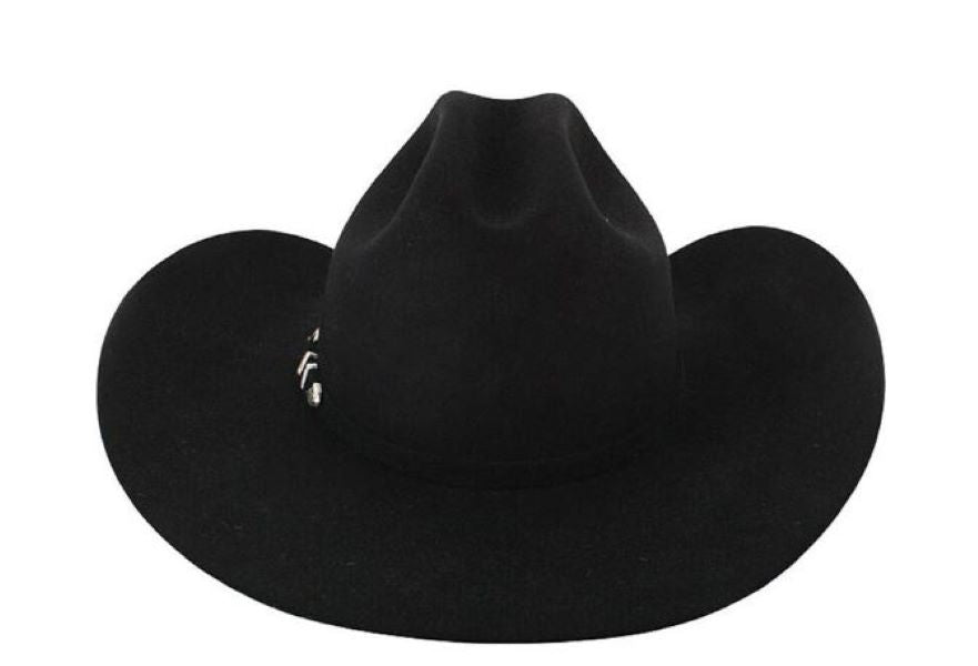 Stetson Black 4X Mens Apache Buffalo Wool Mens Cowboy Hat SBAPCH-7540