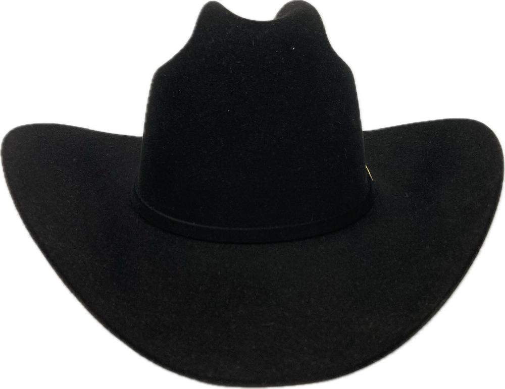 Stetson Black El Presidente 100X Fur Felt Men's Western Hat SFPRES-0140-07