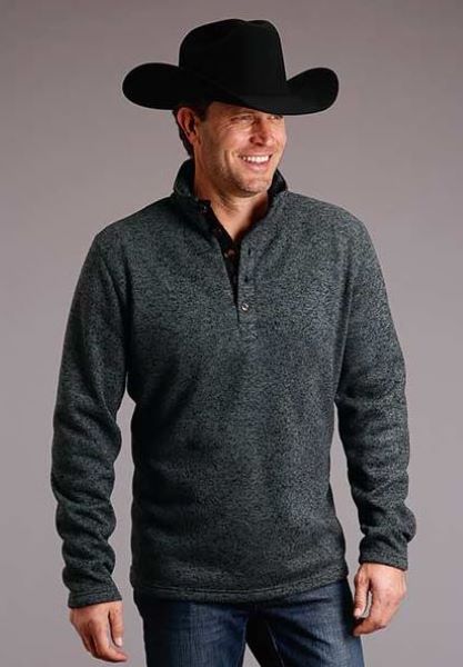 Stetson Grey Knit Pullover Sweater 1101401206055GY