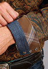 Stetson Mens Brown Paisley Print Long Sleeve Pearl Snap Shirt