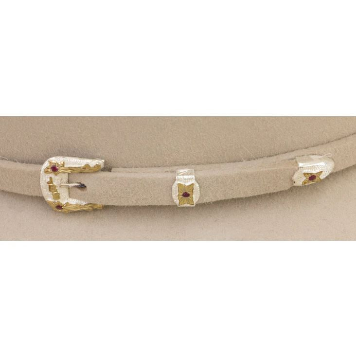 Stetson Silverbelly El Patron 48 30X Felt Hat With 3 Pc Buckle Set SFEPTN-4840-61