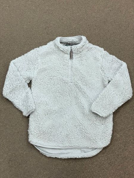 Stillwater Supply Natural Women's Solid Nubby 1/4 Zip Sherpa Pullover P2819-101-CSL-N