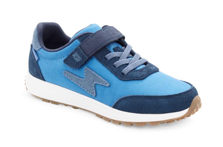 Stride Rite Blue/Navy Boys Zips Jogger Made2Play Youth Washable Sneakers CB029401