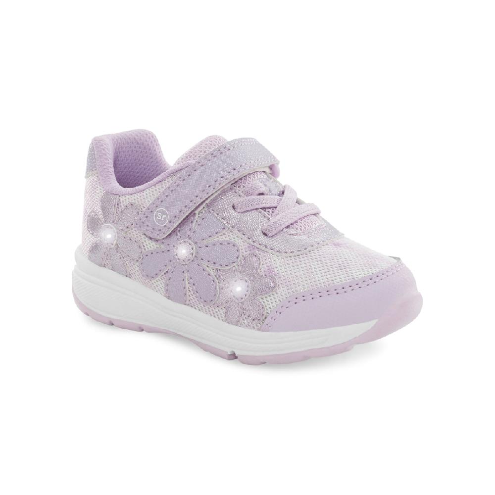 Stride Rite Lavender SR Light Up Glimmer Girl's Sneakers (sizes 10.5-1) CG032705