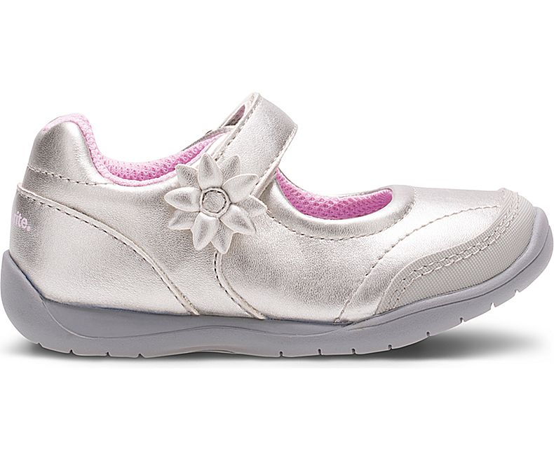 Stride Rite Marien Mary Jane Silver Toddler BG55250AC
