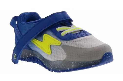 Stride Rite Storm 2 Blue/Yellow/Grey Toddler Boys Sneakers KB021401