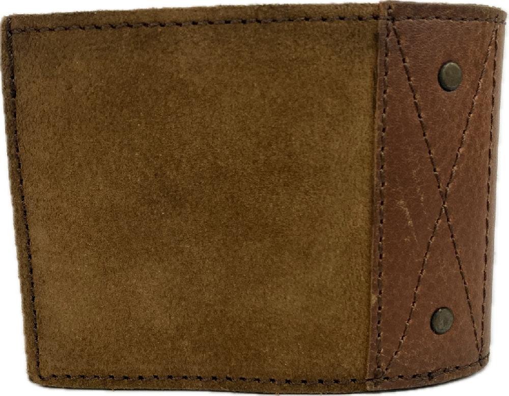 STS Ranchwear Brown/Tan Foreman II Conceal Carry ID Bifold Wallet STS60387