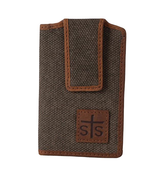 STS Ranchwear Foreman Canvas Money Clip STS61186