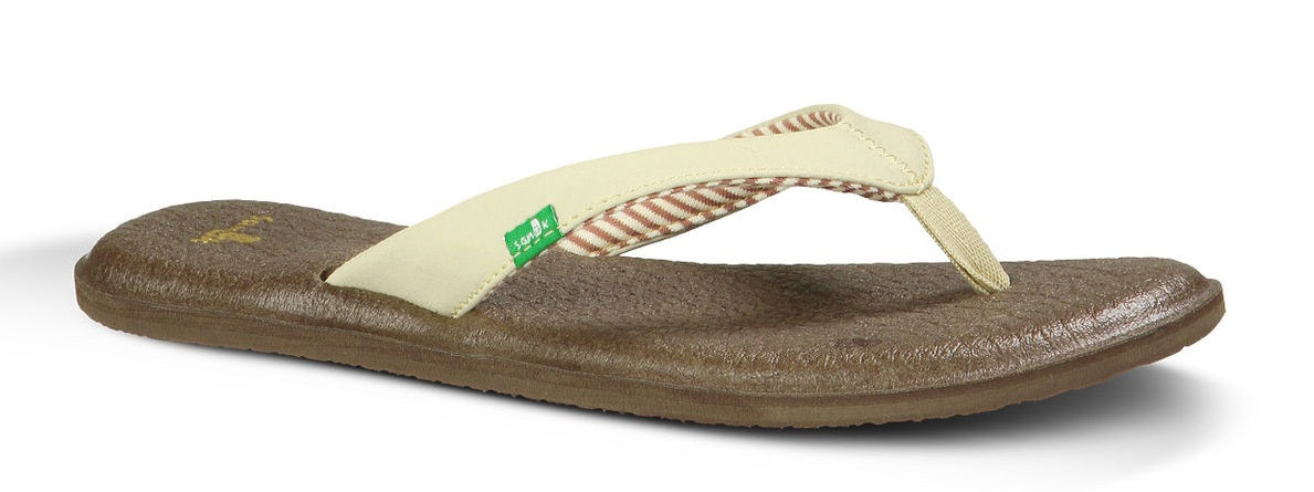 SWS10577-LNTR Women's Light Natural YOGA CHAKRA Sanuk Sandals