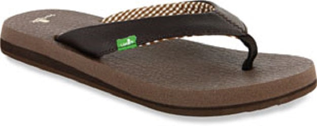 SWS2908 Brown YOGA MAT Comfort Sanuk Womens Sandals