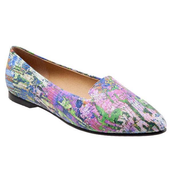 T1707-908 Monet Multi Harlowe Womens Trotter Dress Shoes
