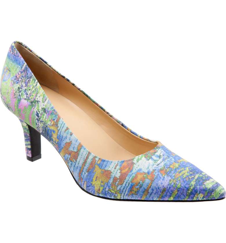 T1714-908 Monet Multi Noelle 2.5 inch Heel Womens Trotter Dress Pump