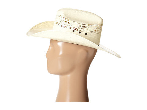 T71800 Twister Bangora Straw Western Cowboy Hat