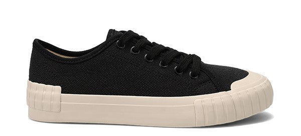 Taos Black One Vision Women's Canvas Sneakers OV1-19481-BLK