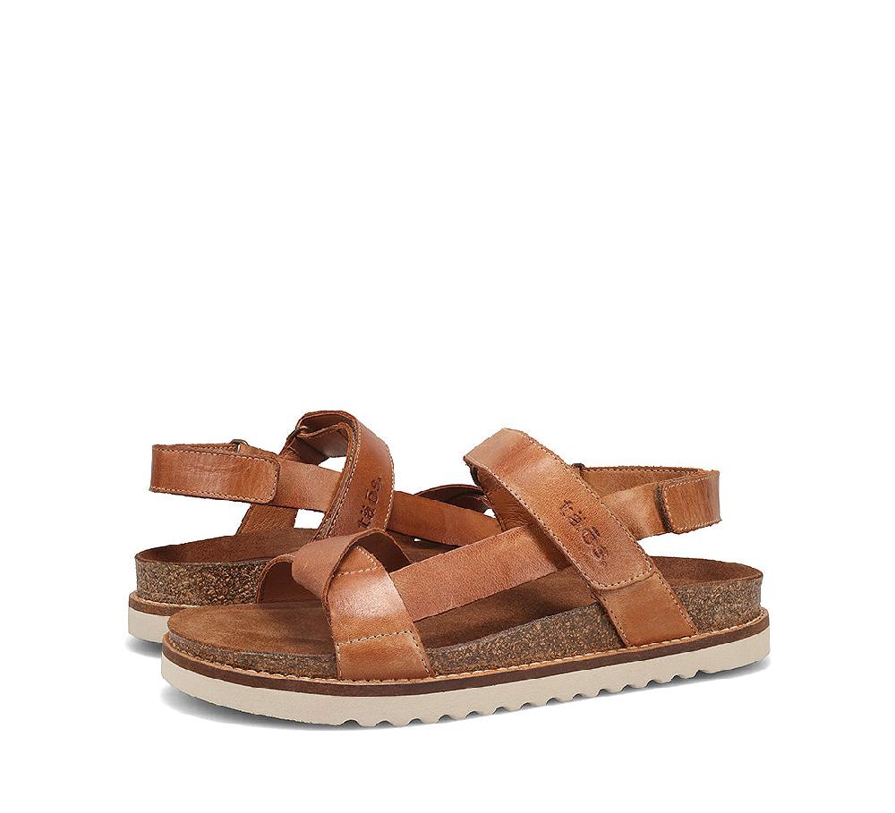 Taos Caramel Sideways Women's Sandals SDW-8372-CARA