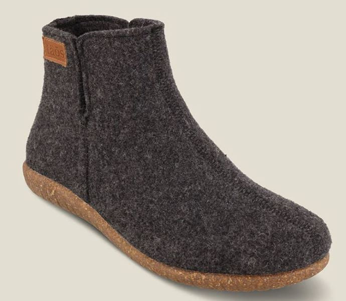 Taos Charcoal Good Wool Women's Casual Ankle Boots GDW-3302-CHA