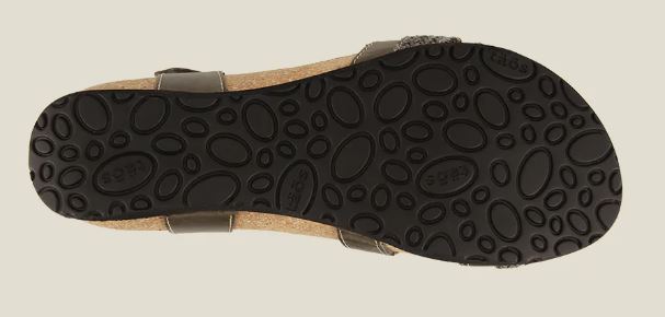 Taos Dark Grey Trulie Womens Comfort Sandals TRU-16406