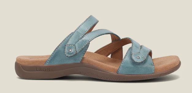 Taos Double U Teal Womens Comfort Sandals DBU-13930