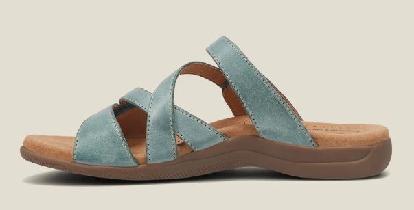 Taos Double U Teal Womens Comfort Sandals DBU-13930
